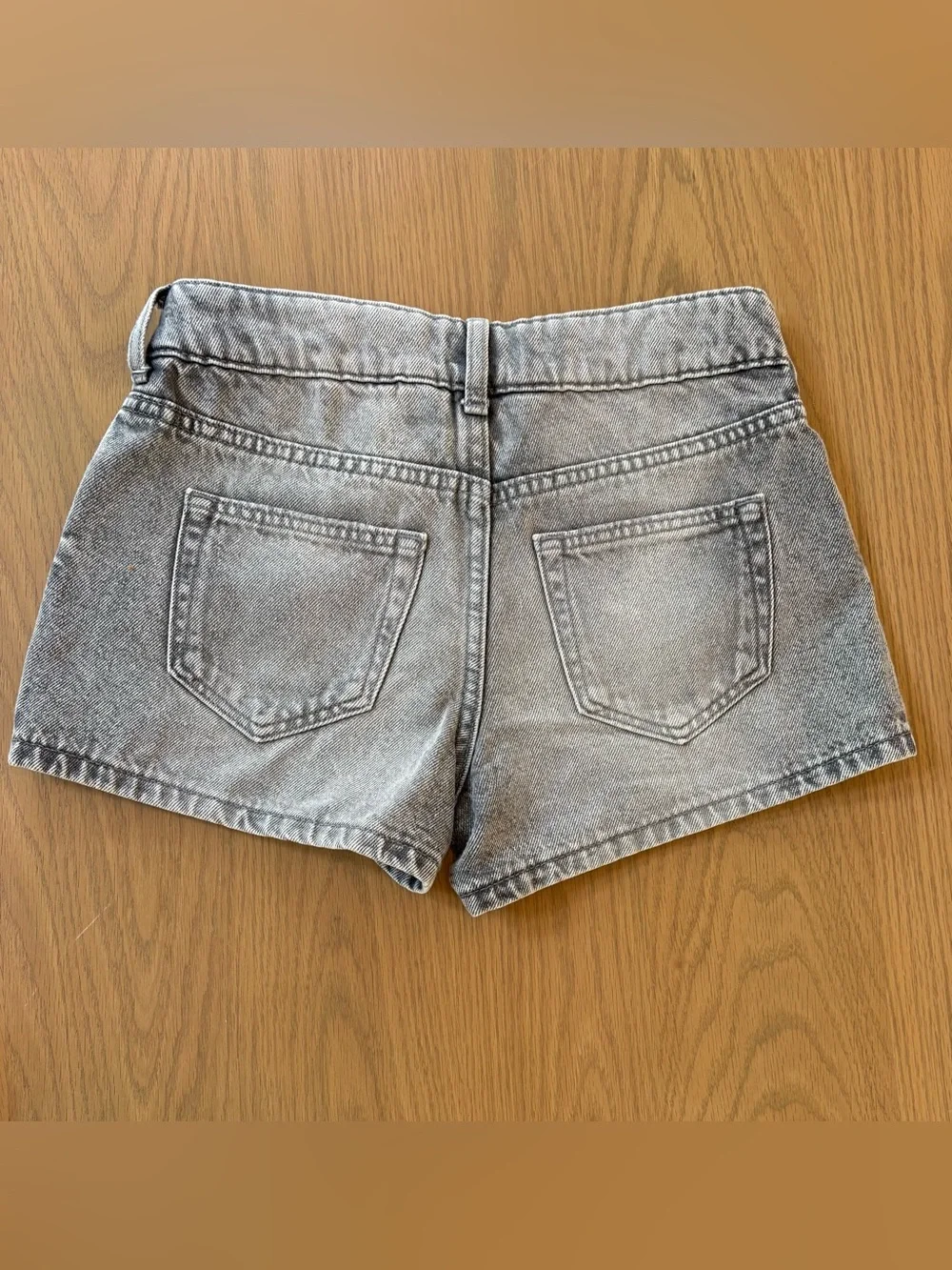 Girls H&M Gray Denim Jean Shorts NWOT